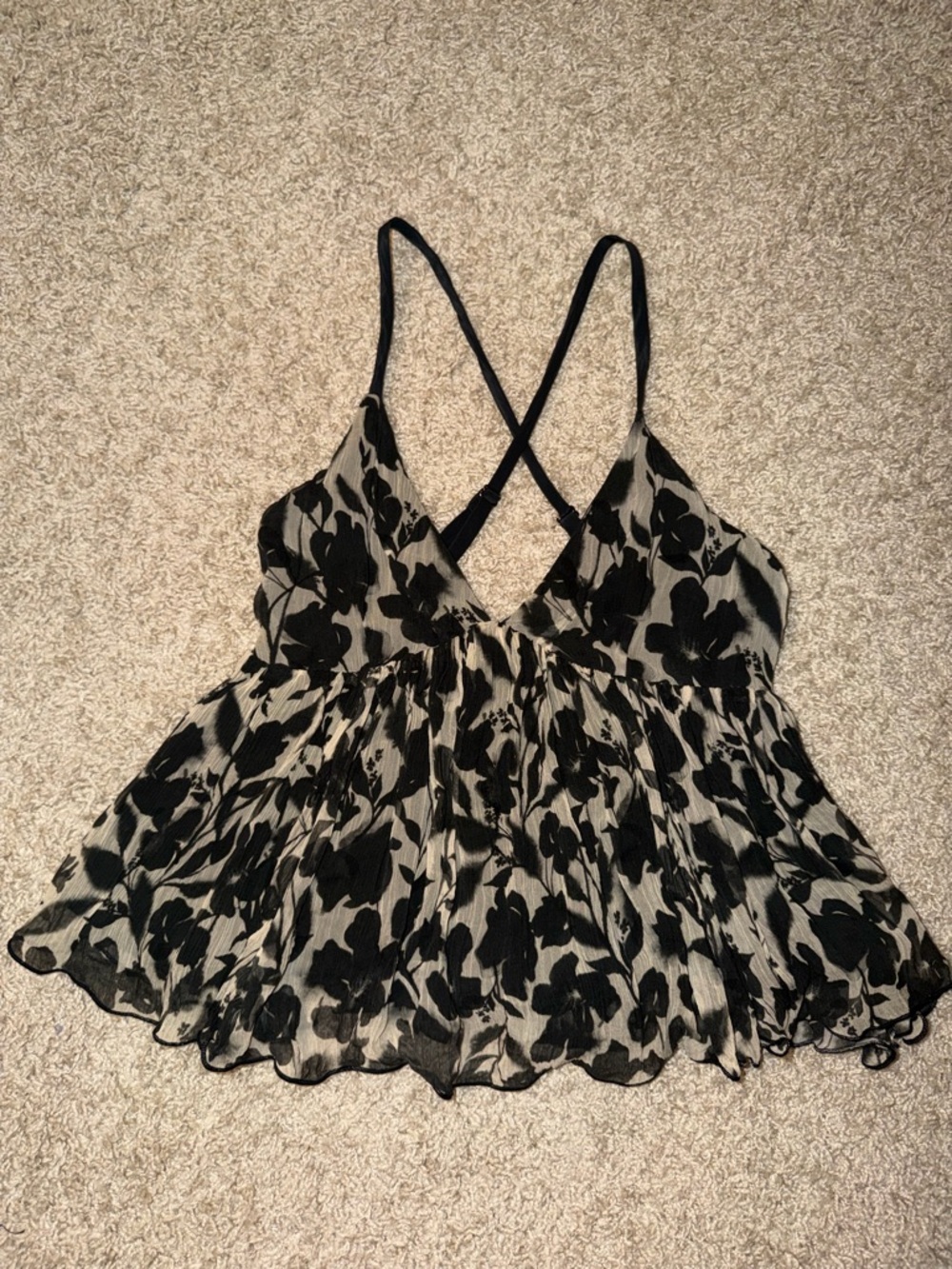 NWOT J. Crew strappy blouse
